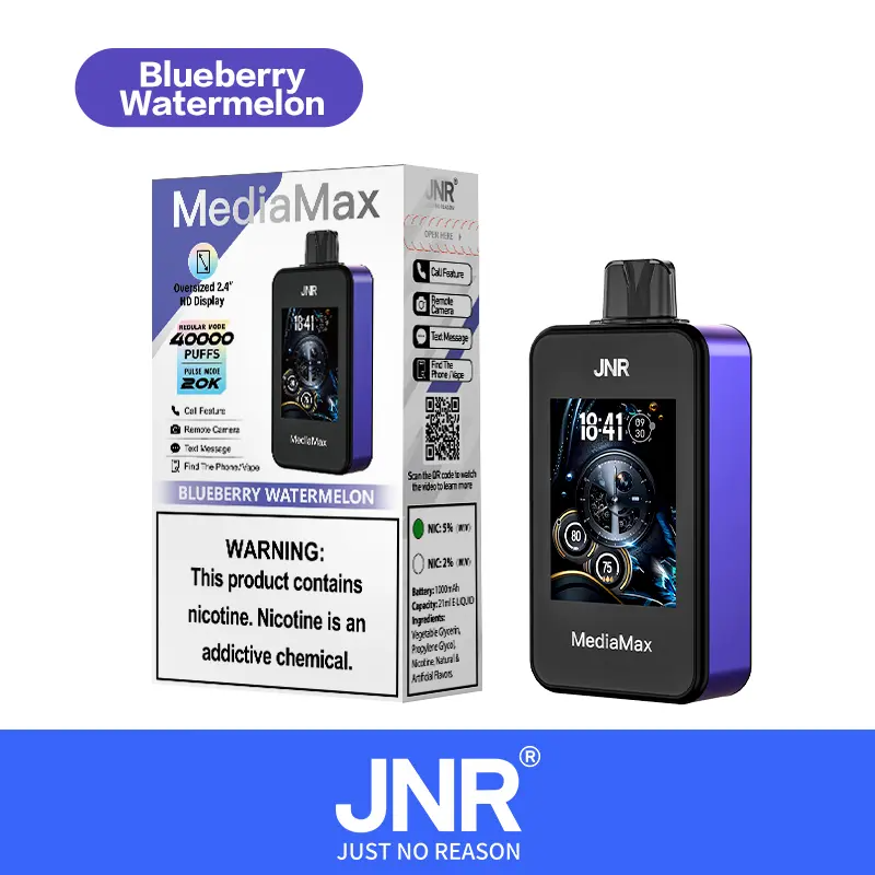 JNR Media Max Phone & Vape 40000+ Puffs Disposable Vape