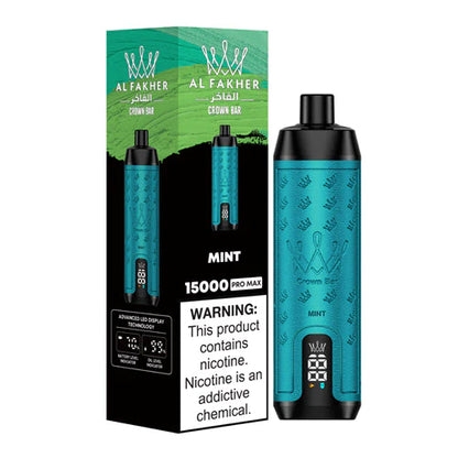 Al Fakher Crown Bar 15000 Puffs Disposable Vape mint