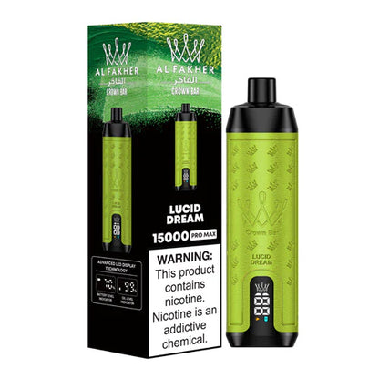 Al Fakher Crown Bar 15000 Puffs Disposable lucid dream