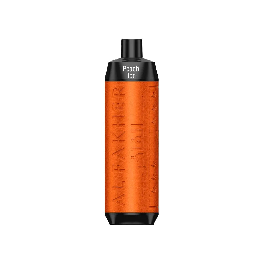 Al Fakher Crown Bar 8000 Puff Rechargeable Disposable Vape peach ice