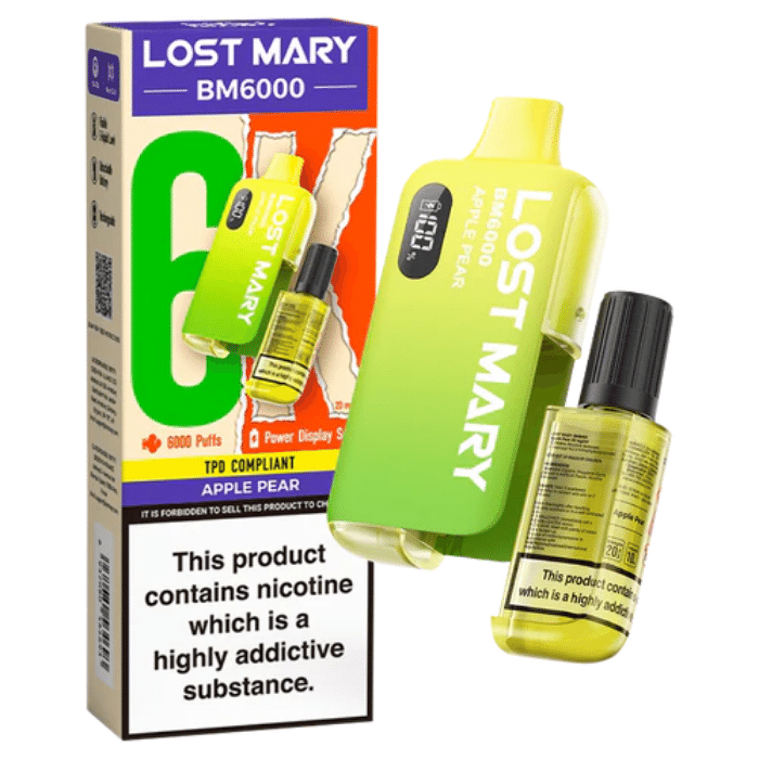 Lost Mary BM6000 Puffs  Disposable Vape (PACK OF3)