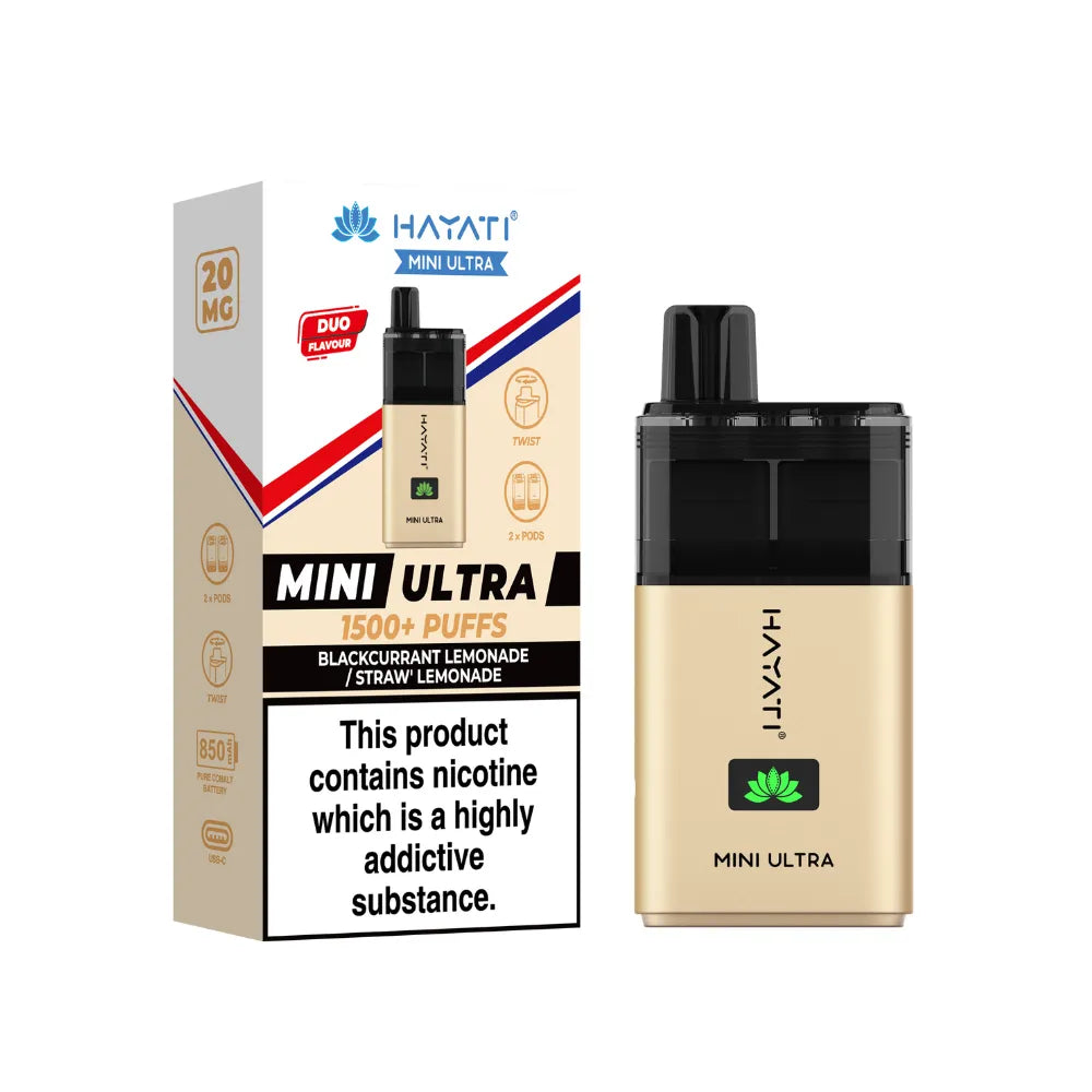 Hayati Mini Ultra 1500 Prefilled Pod Kit | Box of 5