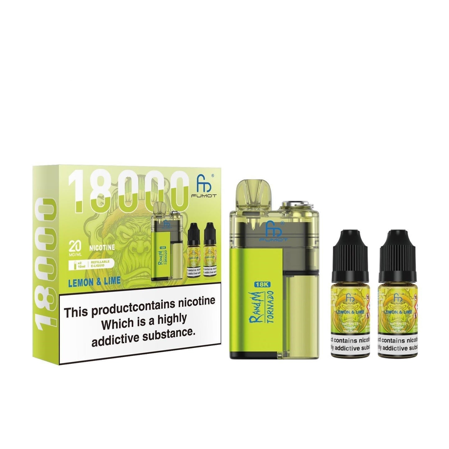 RandM Tornado 18000 Puffs Disposable Vape Kit