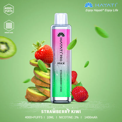 Strawberry Kiwi Flavour hayati pro max 4000 puffs disposable vape