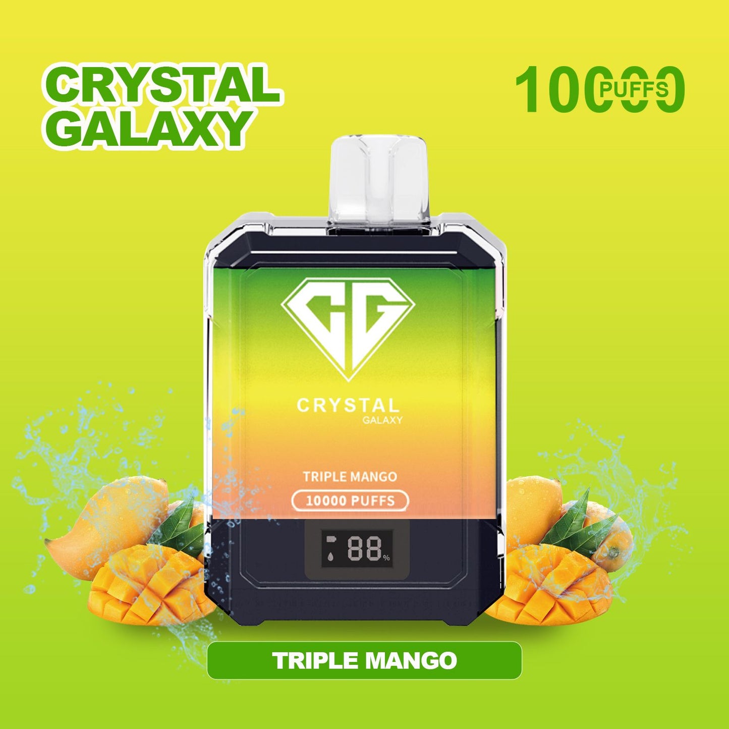 Crystal Galaxy 10000 Puffs Disposable Vape Pod Box of 10