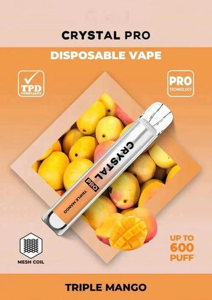 Crystal Pro Bar 600 Puffs Disposable Vape - 20mg