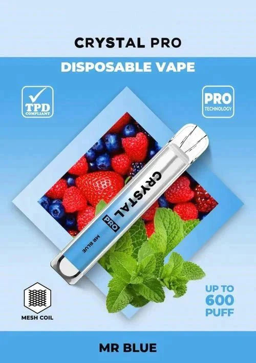 Crystal Pro Bar 600 Puffs Disposable Vape- pack of 10