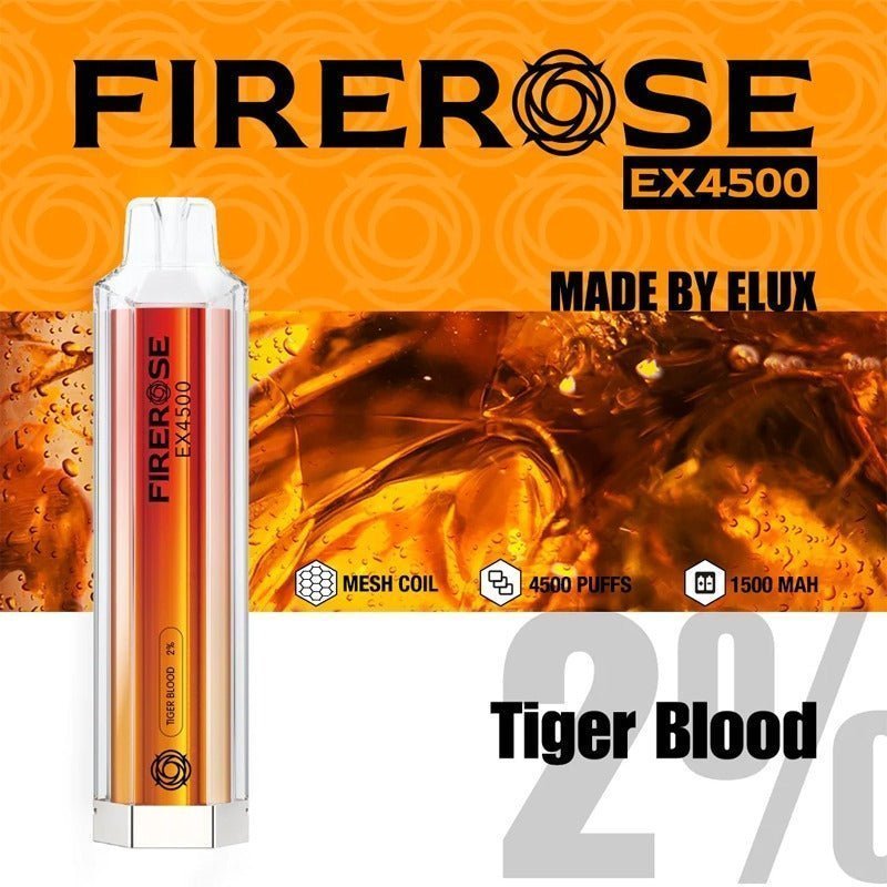 Firerose EX4500 Disposable Vape Puff Pod Device