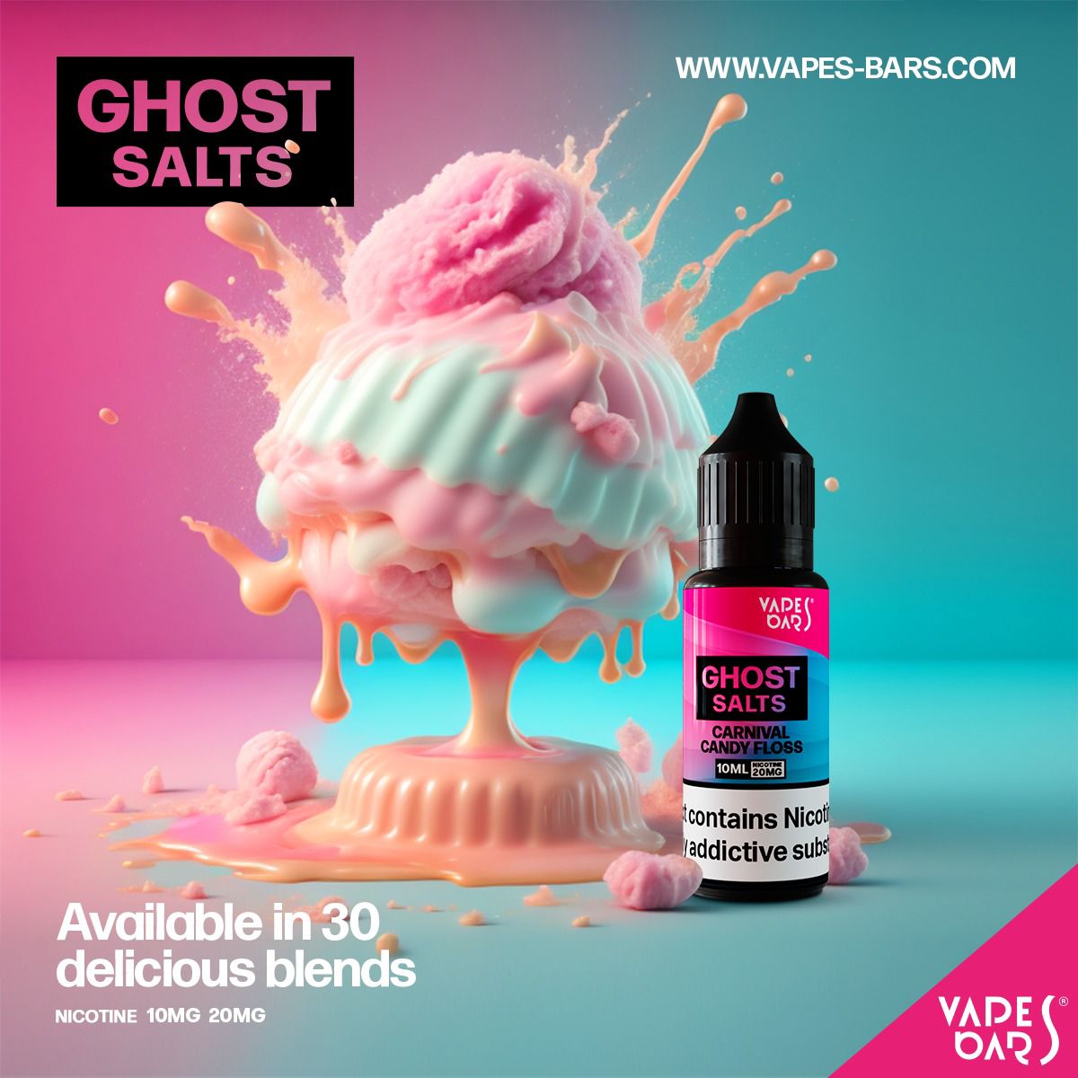 GHOST 3500 Nic Salts 10ml - Box of 10