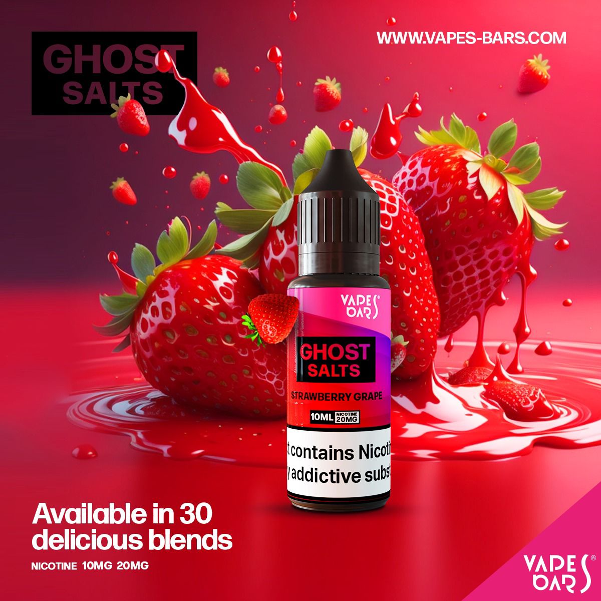 GHOST 3500 Nic Salts 10ml - Box of 10