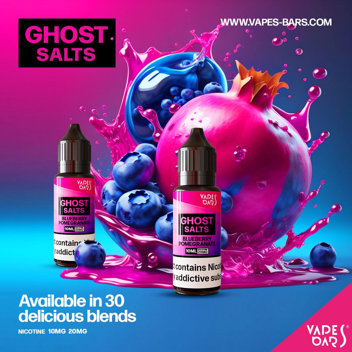 GHOST 3500 Nic Salts 10ml - Box of 10