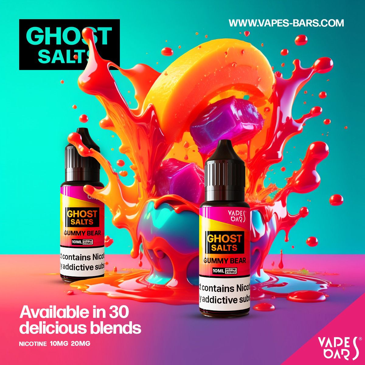 GHOST 3500 Nic Salts 10ml - Box of 10