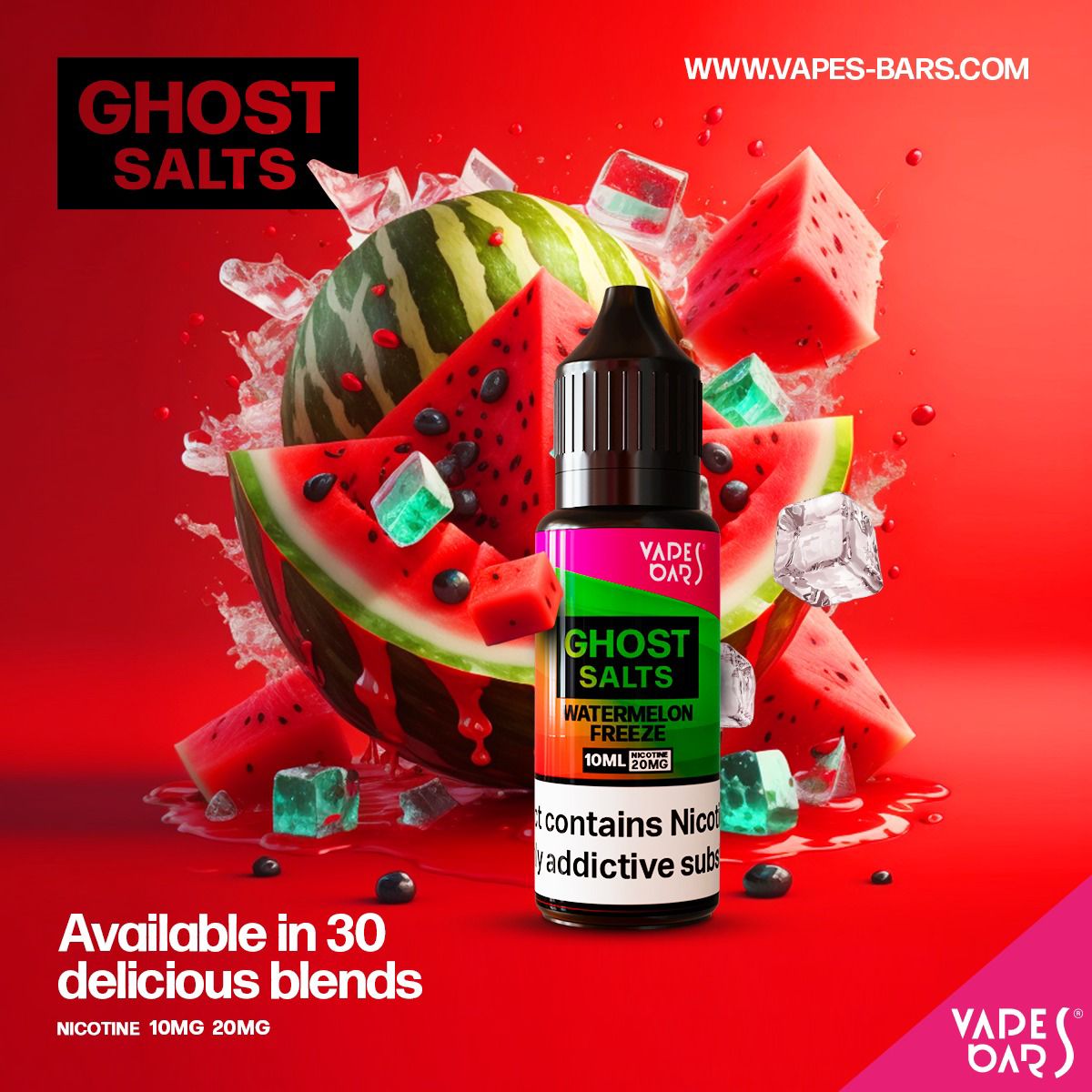 GHOST 3500 Nic Salts 10ml - Box of 10