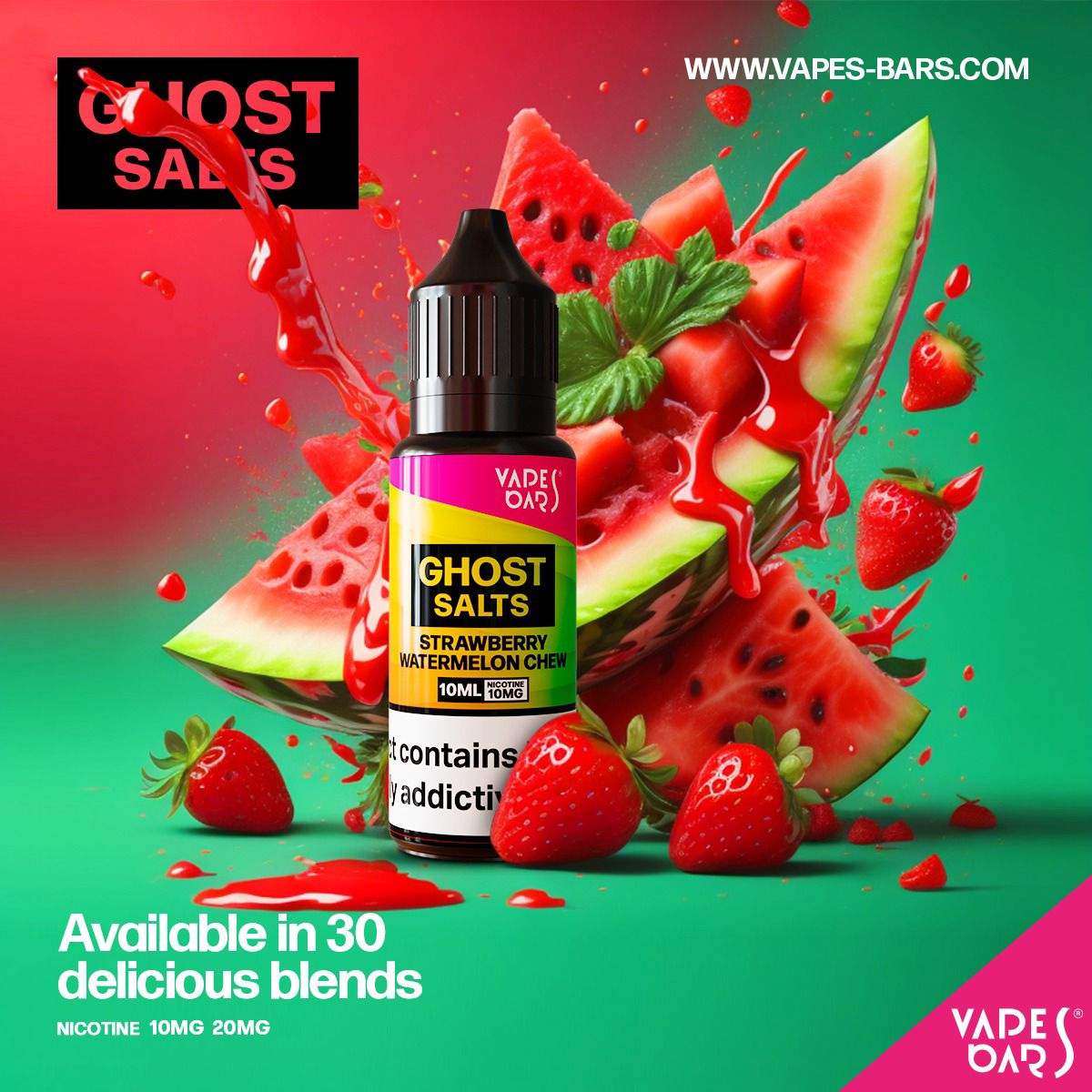 GHOST 3500 Nic Salts 10ml - Box of 10