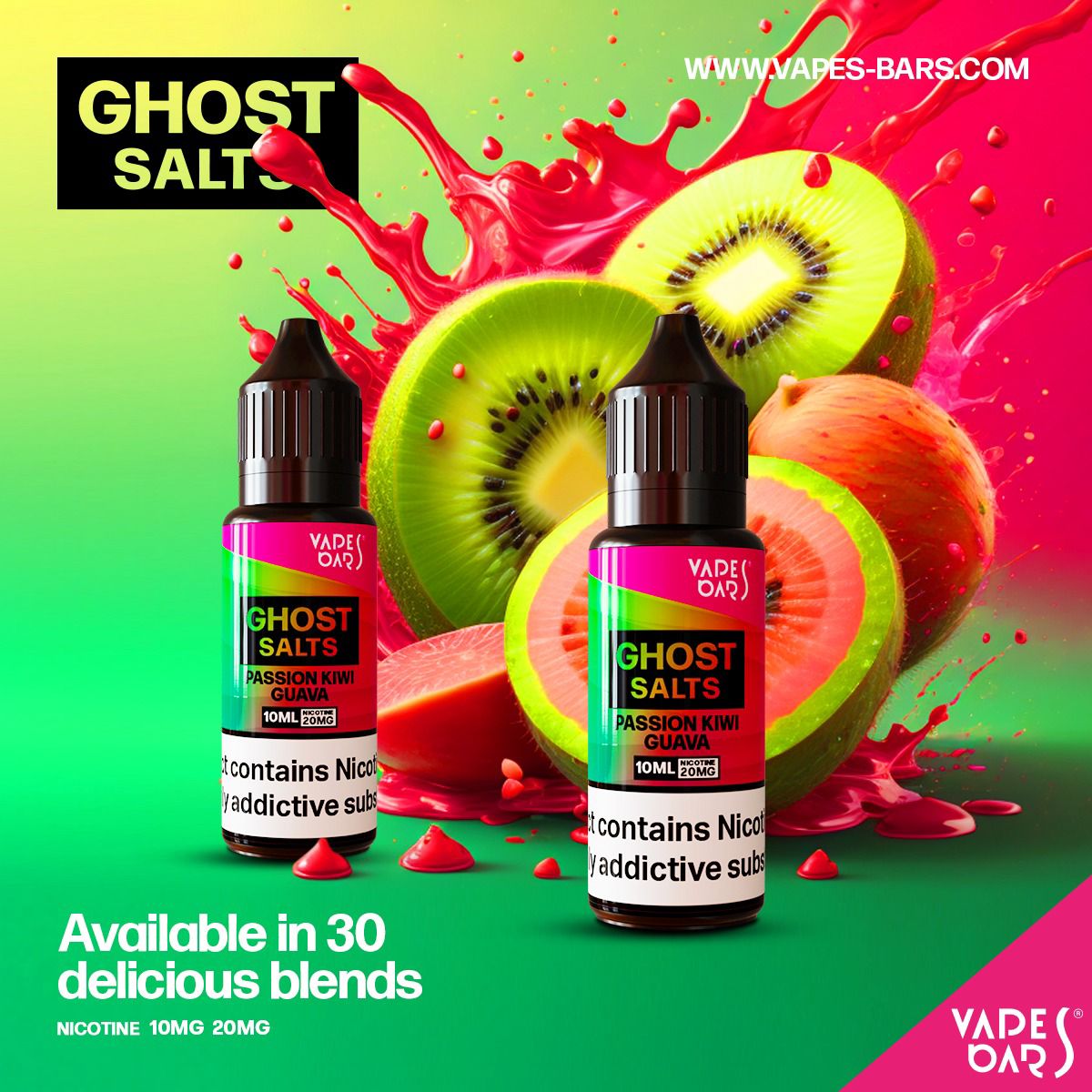 GHOST 3500 Nic Salts 10ml - Box of 10