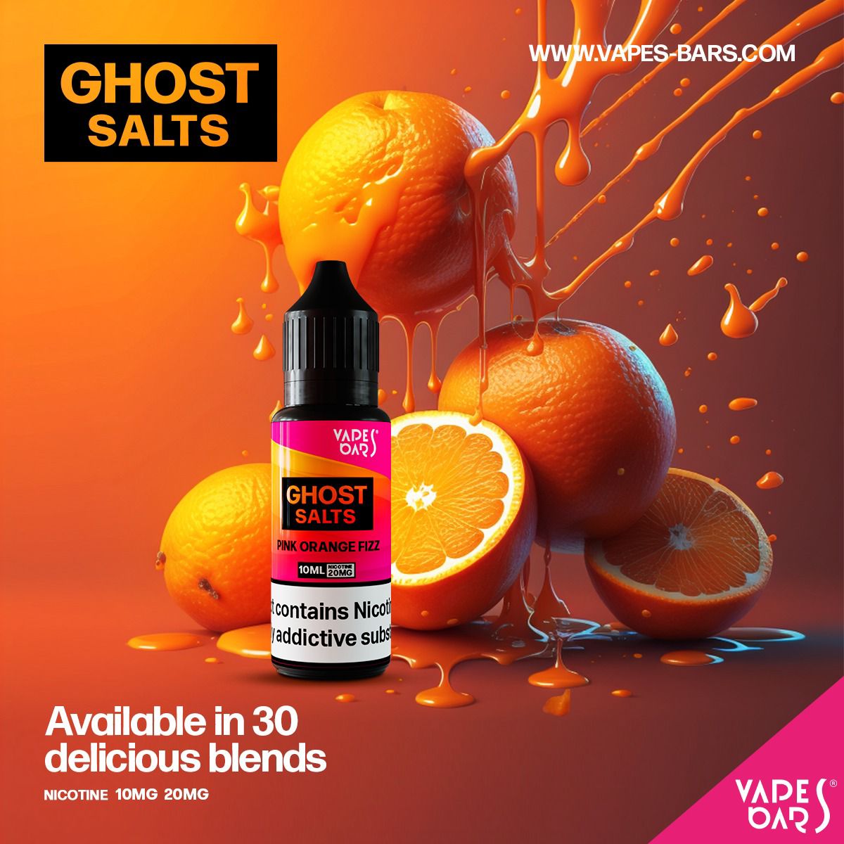 GHOST 3500 Nic Salts 10ml - Box of 10