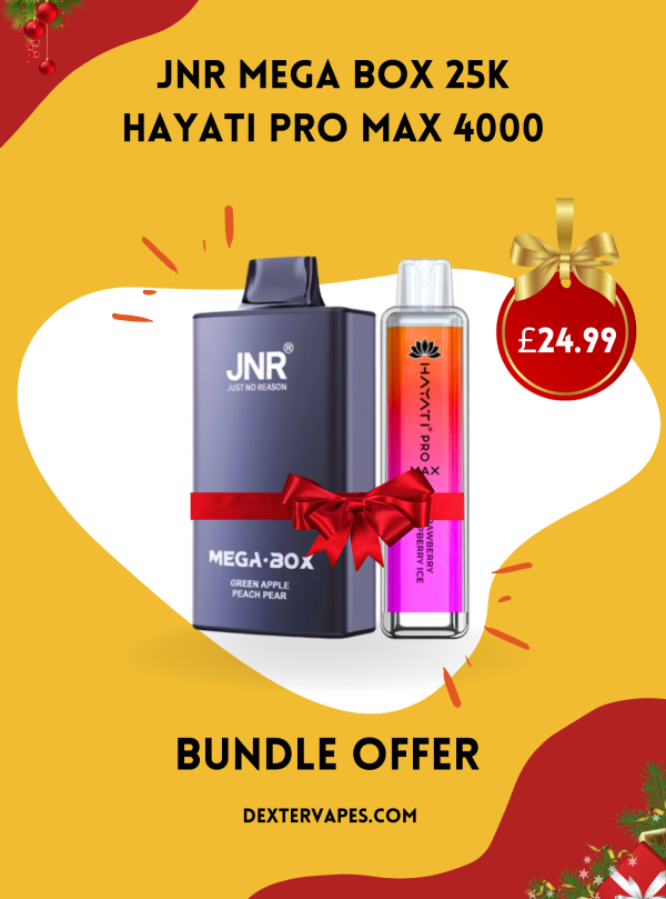 Hayati Pro Max 4k + JNR Mage Box 25k Vape(Any 2 random devices)