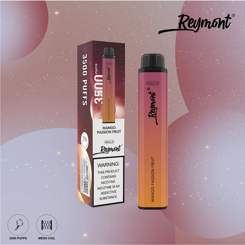 Reymont Meta III  3788 Puffs disposable vape (Box of 10)