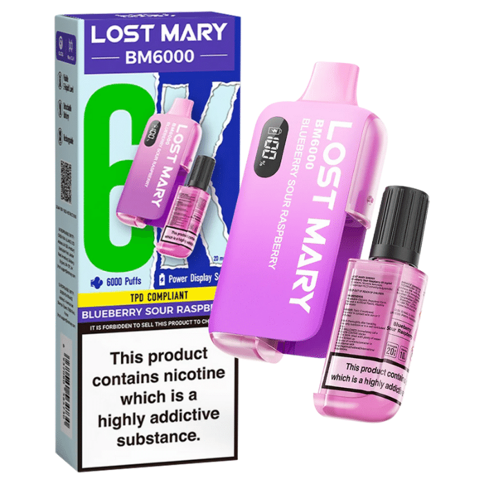 Lost Mary BM6000 Puffs  Disposable Vape (PACK OF3)