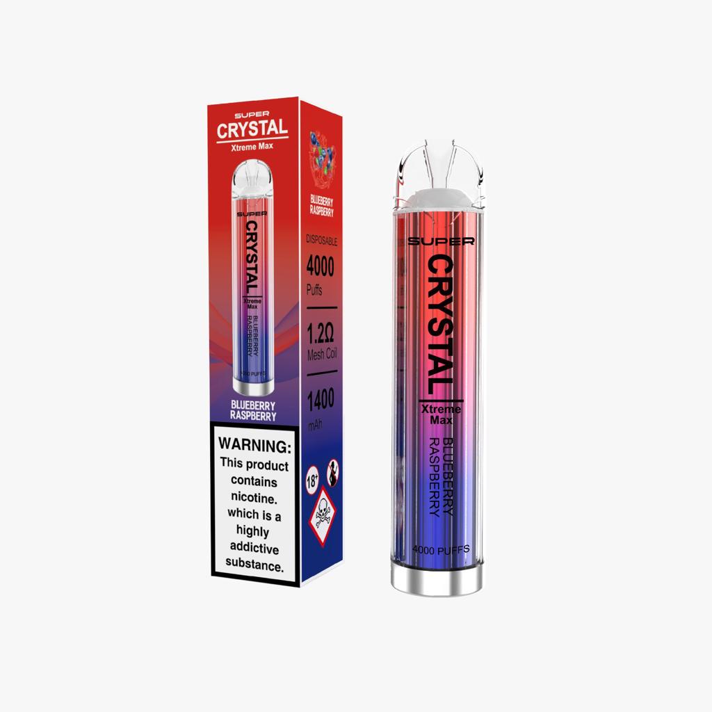 Super Crystal Xtreme Max 4000 Disposable Vape Pod Puff Bar Device