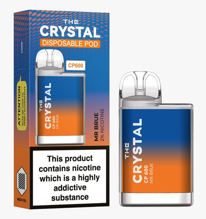 Crystal CP600 Disposable Vape Puff Bar Box of 10