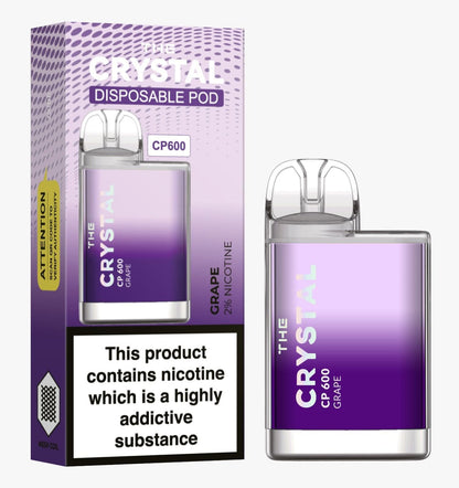 Crystal CP600 Disposable Vape Puff Bar Box of 10