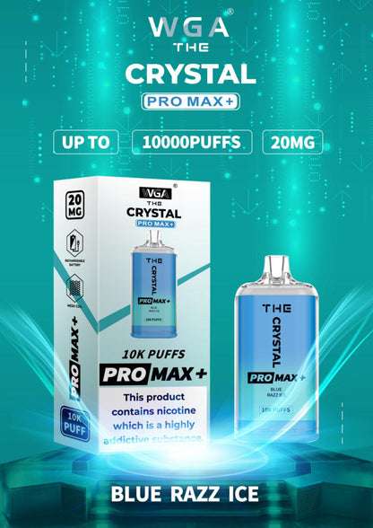 Crystal Pro Max + 10000 Disposable Vape Puff Device