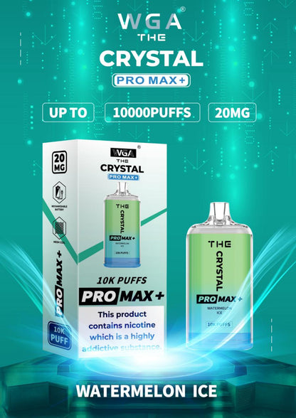 Crystal Pro Max + 10000 Disposable Vape Puff Device